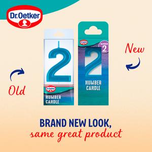 Dr. Oetker Number 2 Candle - gallery image 2