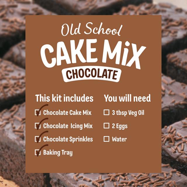 Oetker Old School Cake Mix Chocolate 436g Sainsbury's