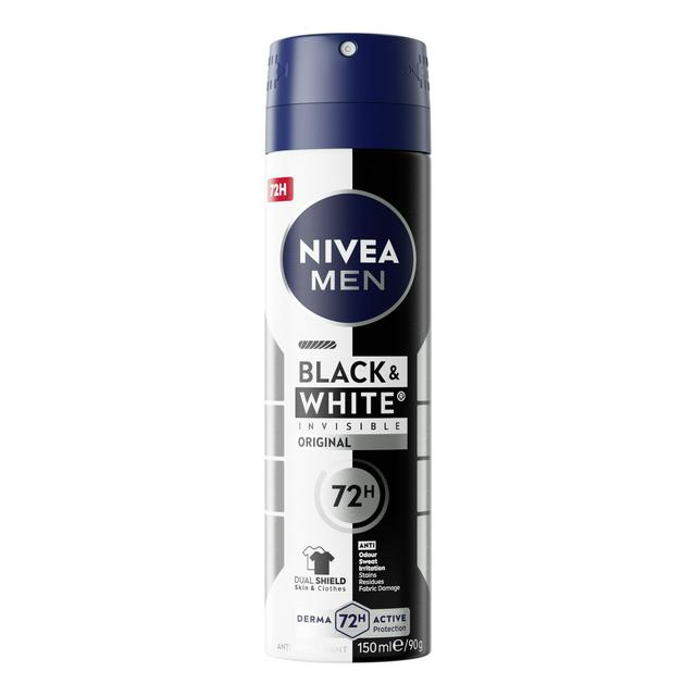 Nivea Men Black & White Invisible Original Anti Perspirant 150ml