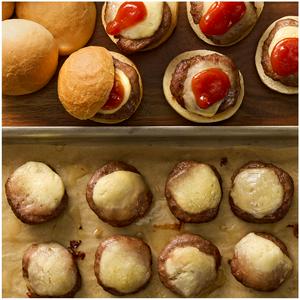 Sainsbury's 32 Mini Cheeseburgers, Taste the Difference - gallery image 2