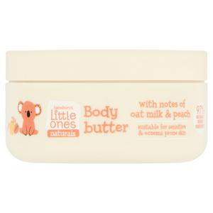 Sainsbury's Little Ones Naturals Body Butter With Notes of Oat Milk & Peach 150ml