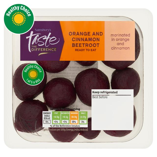 Taste the Difference Sainsbury's Orange & Cinnamon Beetroot, Taste the Difference 200g