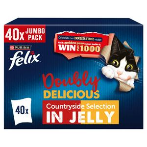 Felix Doubly Delicious Countryside Selection Wet Cat Food 40...