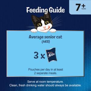 Felix As Good As it Looks Senior 7+ Meat in Jelly Wet Cat Food 12 x 85g - gallery image 4