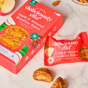 Deliciously Ella 3 x 50g  Apple & Almond On the Go Multipack Breakfast Bakes - gallery image 2