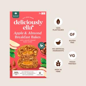 Deliciously Ella 3 x 50g  Apple & Almond On the Go Multipack Breakfast Bakes - gallery image 3