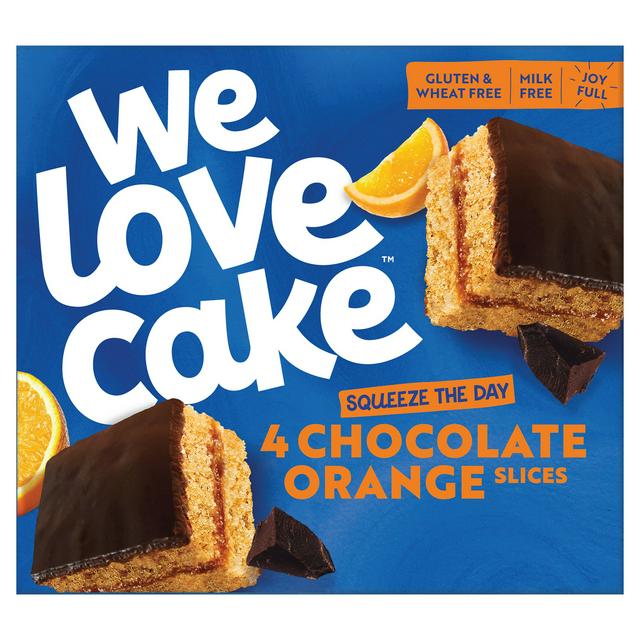 We Love Cake Chocolate Orange Slices x4 132g - gallery image 1
