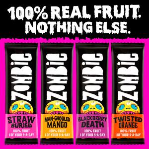 Zombie Variety Pack Fruit Leatherz Bars 4 x 25g - gallery image 2