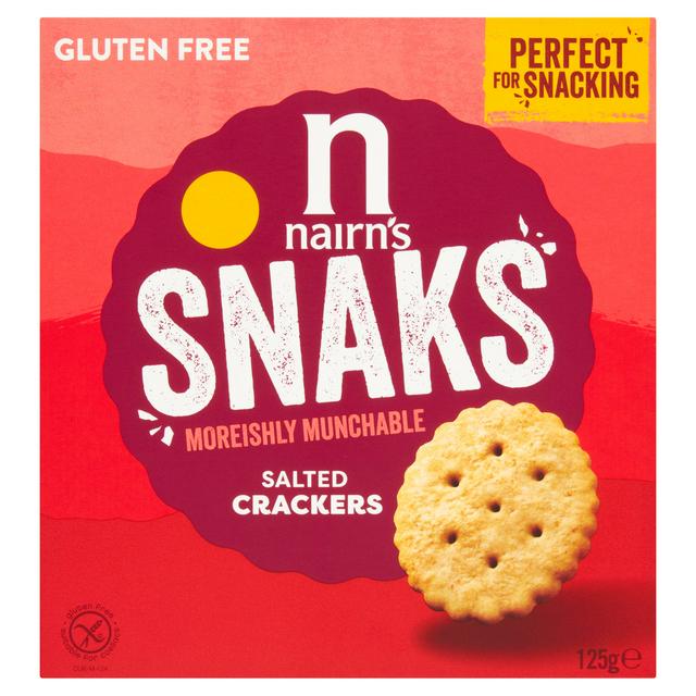 Nairn's Snaks Moreishly Munchable Salted Crackers 125g - gallery image 1
