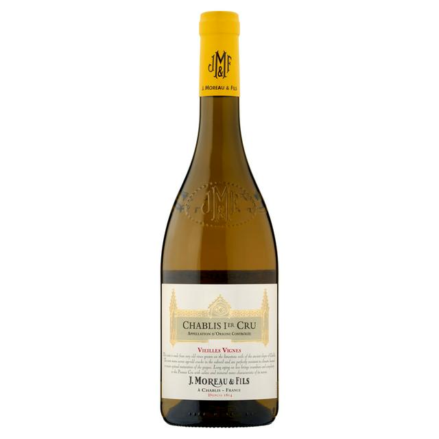 J. Moreau & Fils Chablis Ier Cru White Wine 75cl | Sainsbury's