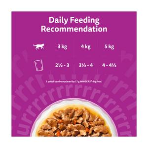 Whiskas 1+ Aromatic Fragrant Fusions Selection Wet Cat Food Pouches 12 x 85g - gallery image 4