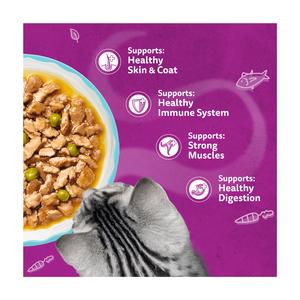 Whiskas 1+ Aromatic Seafood Delight Selection Wet Cat Food Pouches 12 x 85g - gallery image 3
