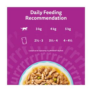 Whiskas 1+ Aromatic Seafood Delight Selection Wet Cat Food Pouches 12 x 85g - gallery image 4