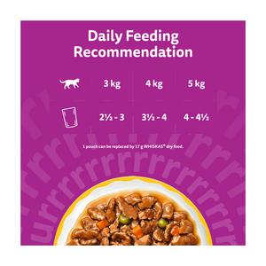Whiskas 1+ Aromatic Purrfect Poultry Selection Wet Cat Food Pouches 12 x 85g - gallery image 4