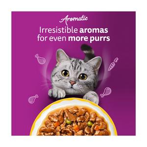 Whiskas 1+ Aromatic Purrfect Poultry Selection Wet Cat Food Pouches 12 x 85g - gallery image 6