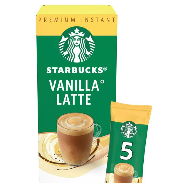 Starbucks Vanilla Latte Instant Coffee Sachets 5 x 21.5g - gallery image 1