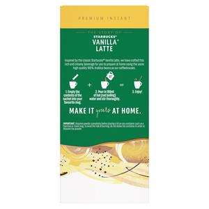 Starbucks Vanilla Latte Instant Coffee Sachets 5 x 21.5g - gallery image 2