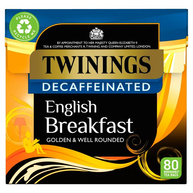 Twinings English Breakfast Decaffeinated Tea Bags x80 218g - gallery image 1
