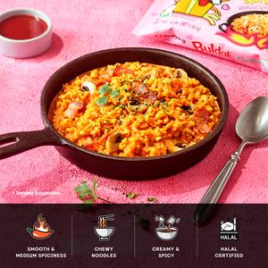 Samyang Buldak Spicy Ramen Carbonara Hot Chicken Flavour 80g - gallery image 2