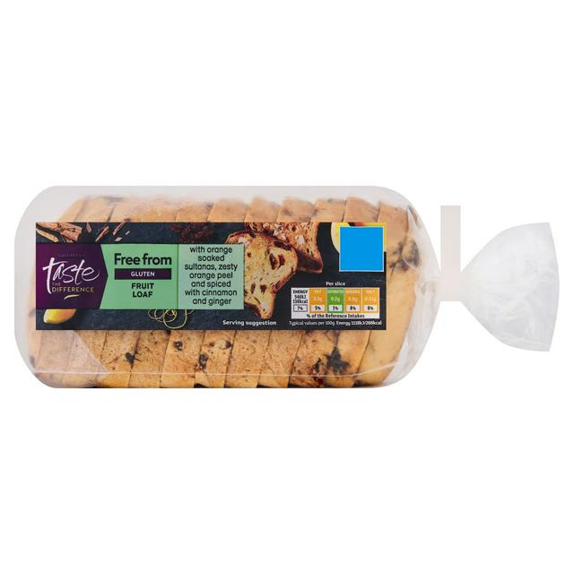 Taste the Difference Sainsbury's Free From Fruit Loaf, Taste the Difference 385g