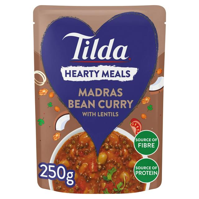 Tìlda Tilda Hearty Meals Madras Bean Curry with Lentils 250g