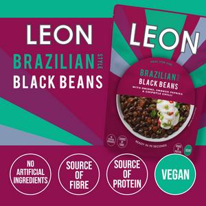 LEON Brazilian Style Black Beans 250g - gallery image 2