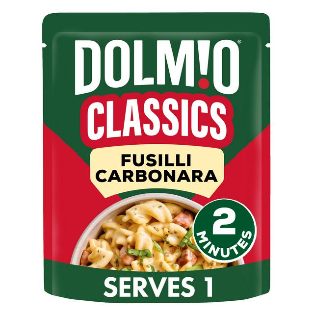 Dolmio Classics Carbonara Fusilli Pasta Ready Meal 250g - gallery image 1