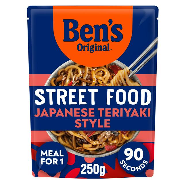 Ben's Original Street Food Japanese Teriyaki Sauce Noodles Ready Meal 250g - gallery image 1
