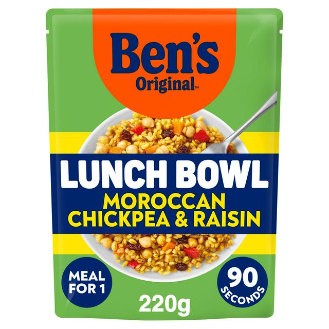 Ben's Original Lunch Bowl Moroccan Style Chickpea, Raisins, Bulgur Wheat & Long Grain Rice 220g - gallery image 1