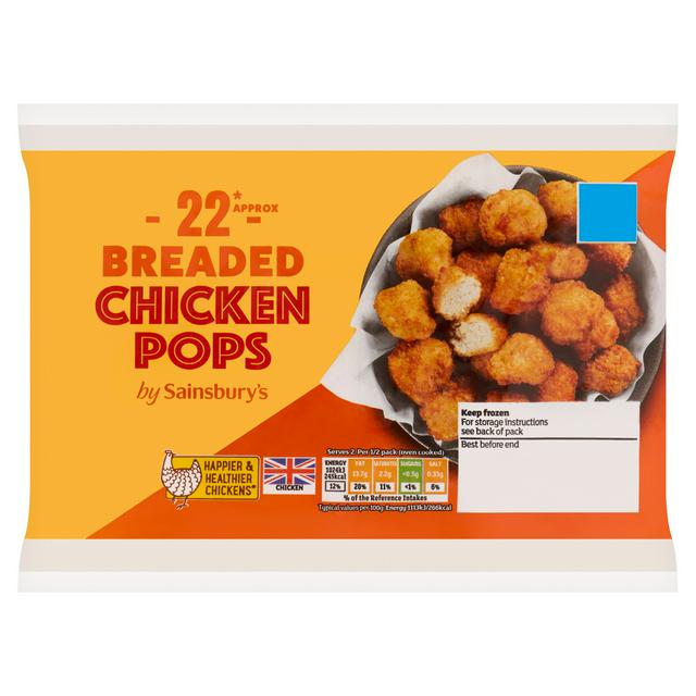 Sainsburys Frozen Chicken Pops 190g