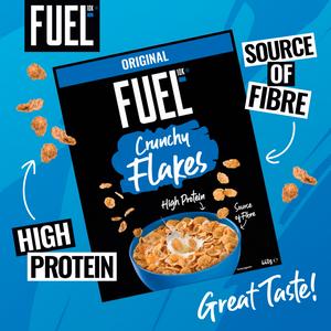 FUEL10K Original Crunchy Flakes High Protein Breakfast Cereal 440g - gallery image 2