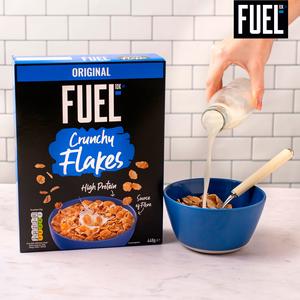 FUEL10K Original Crunchy Flakes High Protein Breakfast Cereal 440g - gallery image 3