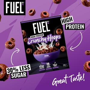 FUEL10K Chocolate Multigrain Hoops High Protein Breakfast Cereal 350g - gallery image 3