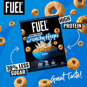 FUEL10K Original Multigrain Hoops High Protein Breakfast Cereal 350g - gallery image 3