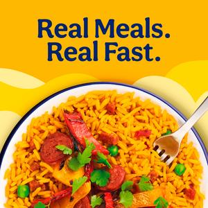 Ben's Original 250g Favourites Paella Chorizo & Vegetable Microwave Rice Meal - gallery image 2