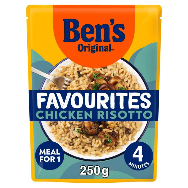 Ben's Original Favourites Risotto Chicken & Mushroom Microwave Rice Meal 250g - gallery image 1