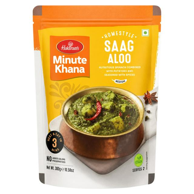 Haldiram's Minute Khana 300g Homestyle Saag Aloo - gallery image 1
