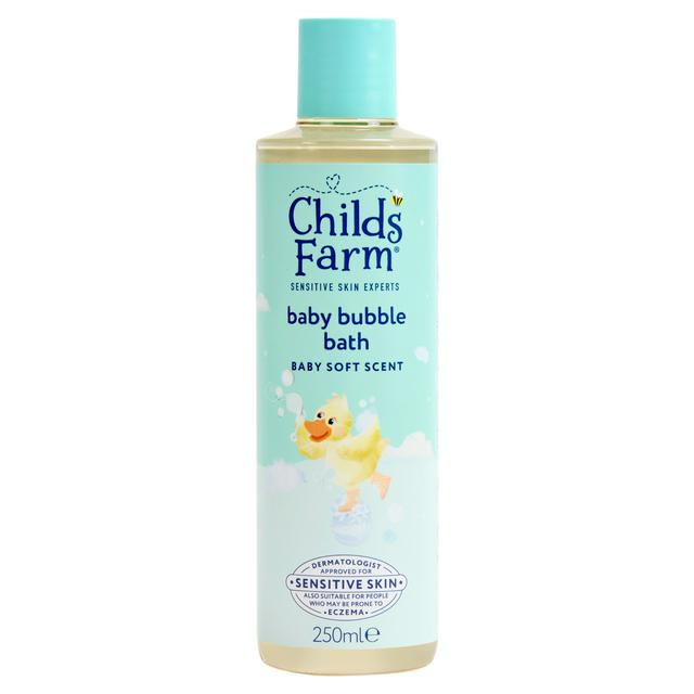 Sainsburys Childs Farm Baby Bedtime Bubble Bath Baby Soft Scent for Newborns & Sensitive Skin 250ml