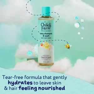 Childs Farm 250ml Baby Soft Scent Tear Free for Newborns & Sensitive Skin Baby Shampoo & Wash - gallery image 3