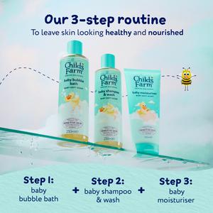 Childs Farm 250ml Baby Soft Scent Tear Free for Newborns & Sensitive Skin Baby Shampoo & Wash - gallery image 4