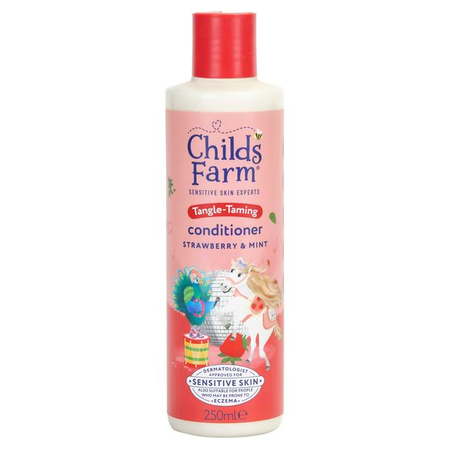 Childs Farm Tangle Taming Conditioner Strawberry & Mint Kids Tear Free Formula 250ml