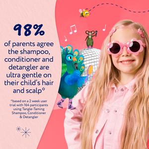 Childs Farm 250ml Tear Free Formula Tangle Taming Strawberry & Mint Shampoo - gallery image 3