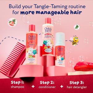 Childs Farm 100ml Tangle Taming Strawberry & Mint Hair Detangler - gallery image 4