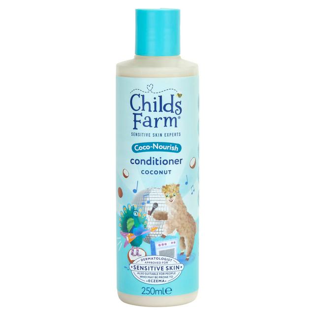 Childs Farm Coco Nourish Coconut Conditioner Dry Curly Hair Kids Tear Free Formula 250ml