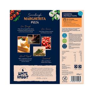 White Rabbit 400g Margherita Sourdough Gluten Free Pizza - gallery image 3