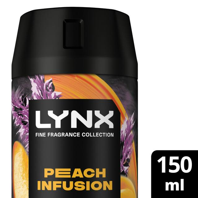 Lynx Fine Fragrance Collection Deodorant Bodyspray Peach Infusion 150ml
