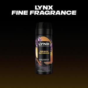 Lynx Peach Infusion 72h Fine Fragrance Deodorant Body Spray for Men 150ml - gallery image 2