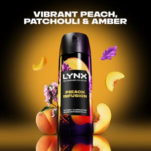 Lynx Peach Infusion 72h Fine Fragrance Deodorant Body Spray for Men 150ml - gallery image 3