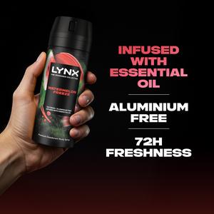 Lynx Watermelon Freeze 72h Fine Fragrance Deodorant Body Spray for Men 150ml - gallery image 4
