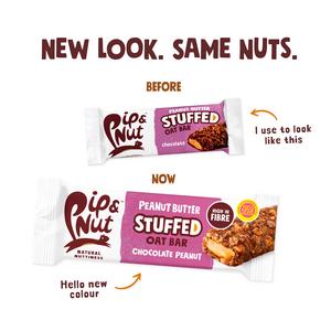 Pip & Nut Peanut Butter Stuffed Oat Bar Chocolate 3 x 48g - gallery image 3